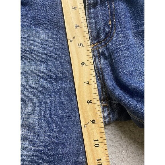 Guess Jeans Womens Medium Wash Blue Denim Cropped Capris Size 24 - Picture 8 of 8